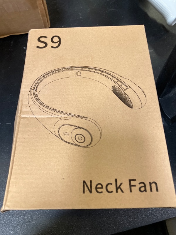 Photo 1 of Neck Fan, Personal Fan with LED Indicator, USB-C Charging, Long-Lasting 5200mAh Battery, Hands Free Bladeless Fan with 3 Adjustable Speeds & Ultra-Quiet, Ideal for Home, Travel & Outdoor