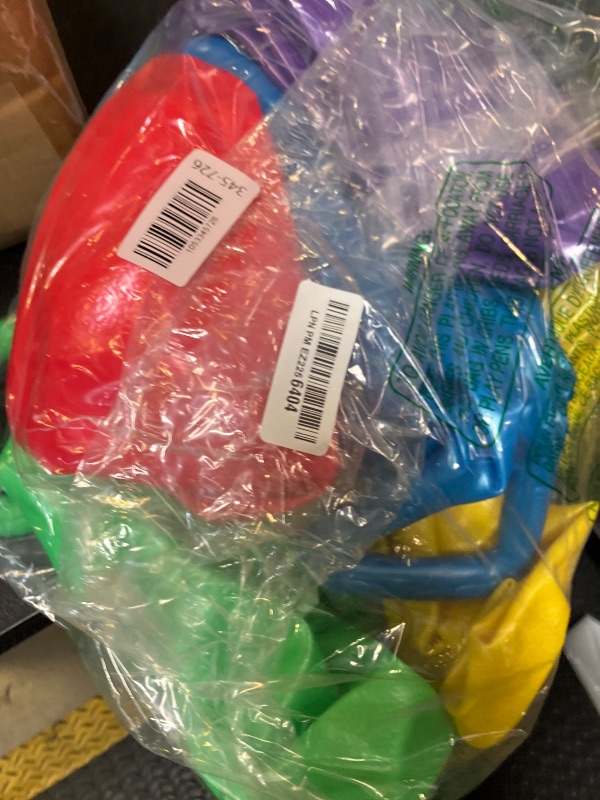 Photo 1 of Lewtemi 6 Pcs Hopper Ball Carnival Outdoor Games 15 Inch Jumping Hopping Inflatable Bouncing Ball with Handle and Air Pump for Kids Sport Exercise (Red, Blue, Green, Pink, Yellow, Purple)