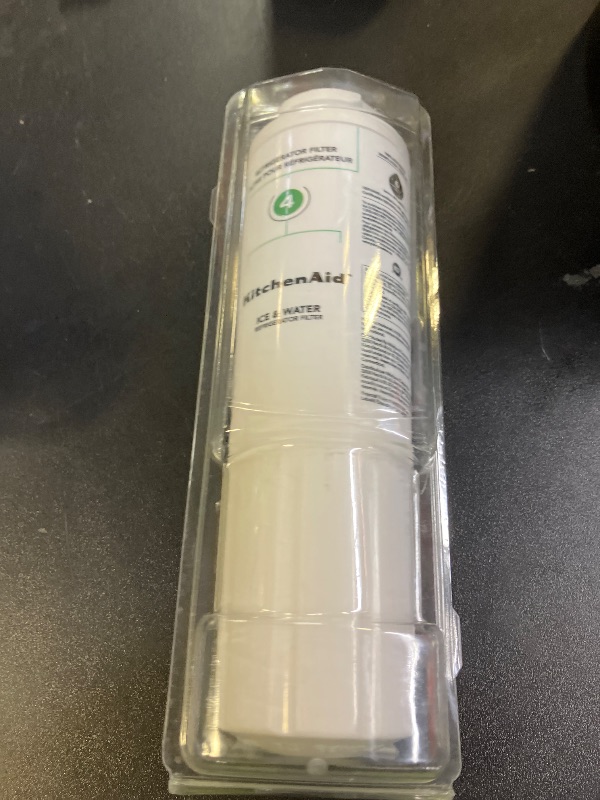 Photo 1 of KitchenAid Refrigerator Ice and Water Filter 4 - KAD4RXD1, Single-Pack, Green