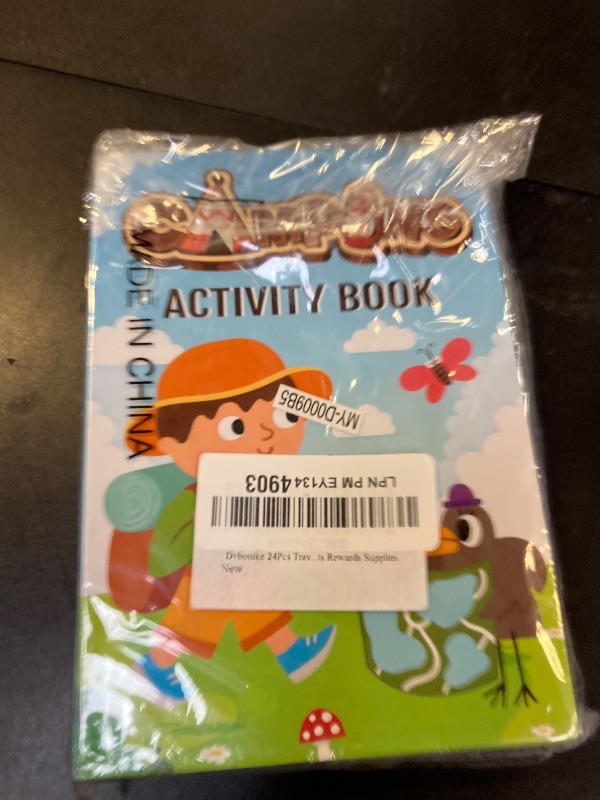 Photo 1 of Dvbonike 24Pcs Travel Camping Activity Books - Happy Camper Mini Fun Games Coloring Book Bulk Party Favors Goodie Bags Stuffers for Birthday Classroom School Students Rewards Supplies