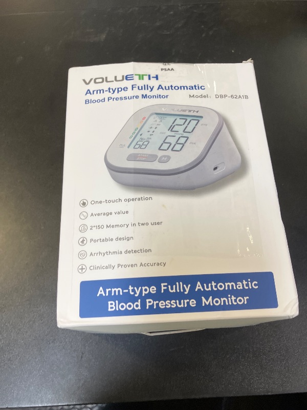 Photo 1 of VOLUETH Blood Pressure Monitor for Home Use - 3 Size Cuffs, Small 6"-10", Medium/Large 9"-17" and Extra Large 13"-24", HSA FSA Eligible Items/Perfect for Family Health Monitoring