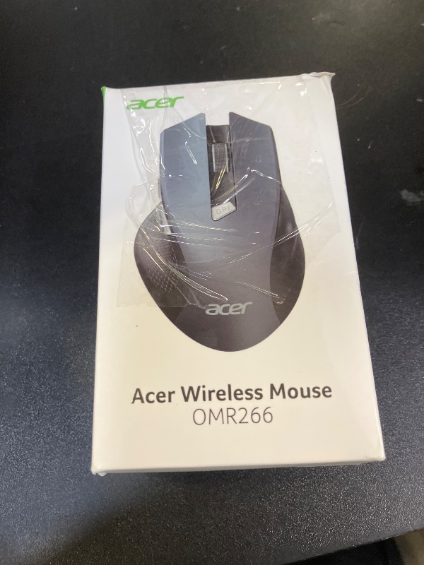 Photo 1 of acer Wireless Mouse for Laptop, 2.4GHz Computer Mouse 3 Adjustable DPI Office Cordless USB Mice with USBA Receiver, 6 Buttons, 1600 DPI, Medium to Large Sized Hands Compatible with PC, Laptop, Desktop