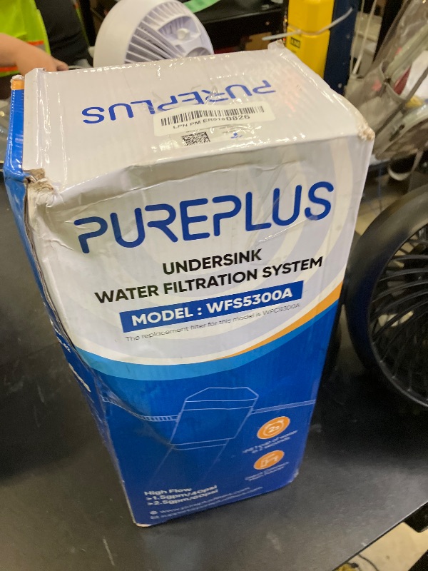 Photo 1 of PUREPLUS Under Sink Water Filter, 22000 Gallons, 99.99% Chlorine Reduction, NSF/ANSI 42 Certified,Removes Heavy Metals,Chlorine, Direct Connect Under Counter Water Filtration System