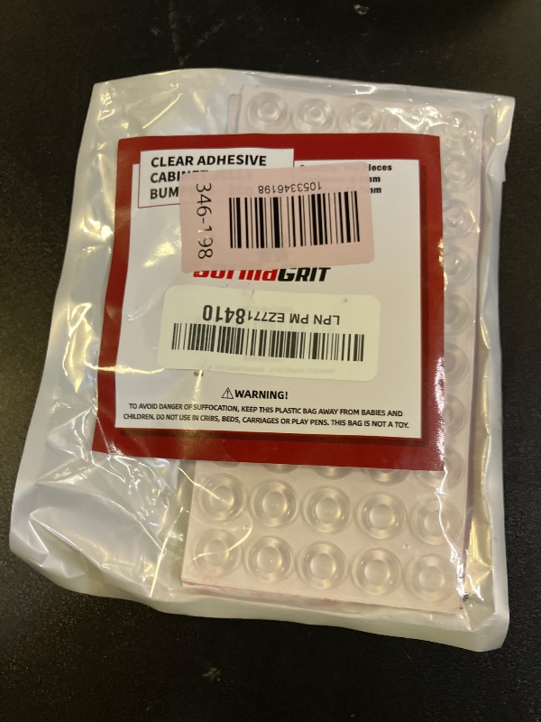 Photo 1 of Cabinet and Drawer Soft Close Bumpers - Jelly Button Sound Dampening Self Adhesive Rubber Bumper - Clear, Transparent - Round 1/2" Diameter - 100pcs