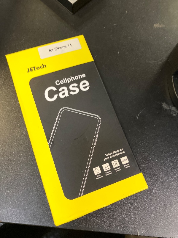 Photo 1 of JETech Case for iPhone 14 6.1-Inch, Non-Yellowing Shockproof Phone Bumper Cover, Anti-Scratch Clear Back (Clear)