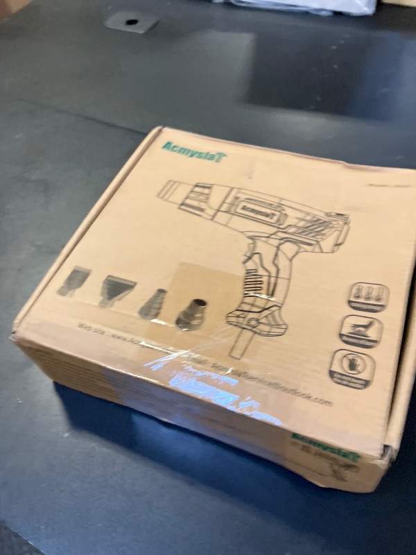 Photo 1 of Heat , Heavy Duty Hot Air Gun Kit Dual Temperature Settings 572?~932? (300?-500?), Overload Protection with 4 Nozzles for Crafts, Shrink Wrapping/Tubing, Paint Removing, Epoxy Resin