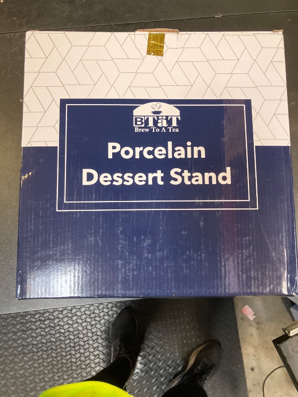 Photo 1 of BTaT- 3 Tier Dessert Stand, Yellow, Afternoon Tea Stand, Porcelai Dessert Tower, 3 Tier Tea Sandwich Stand, Tiered Plate Stand, Tiered Plate Stand, Tea Party Tray 3 Tier