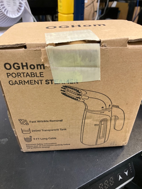 Photo 1 of OGHom Steamer for Clothes, Handheld Clothing Steamer for Garment, 240ml Big Capacity 700W Portable Travel Steam Iron (Only for 120V)