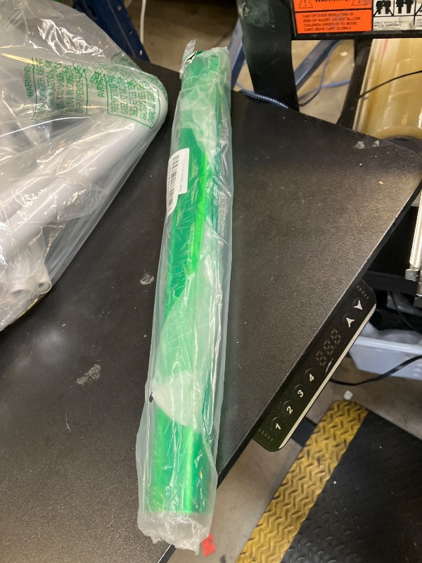 Photo 1 of ONEART | 16 Gauge Holographic Iridescent Plastic Vinyl, 16"x54" Transparent Vinyl Fabric-Green