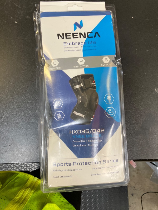 Photo 1 of NEENCA Professional Knee Brace for Knee Pain, Hinged Knee Support with Patented X-Strap Fixing System, Medical for Pain Relief, Arthritis, Meniscus Tear, ACL, PCL, MCL, Runner, Sport -FSA/HSA Eligible