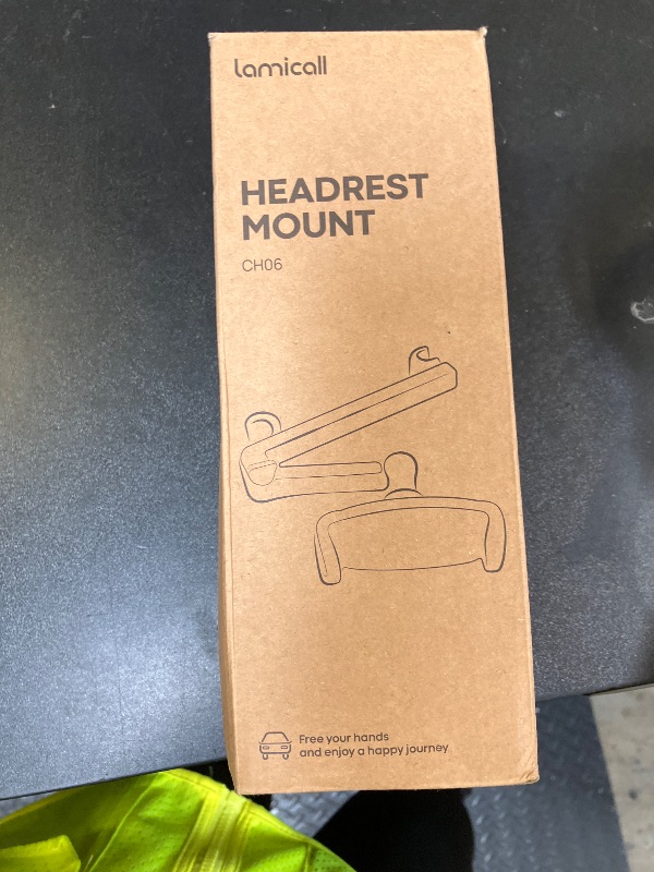 Photo 1 of Lamicall Car Headrest Tablet Holder - [Extension Arm] Upgrade Adjustable Tablet Car Mount for Back Seat, Road Trip Essentials for Kids, for 4.7-11" Device like iPad Pro, Air, Mini, Galaxy, Fire, White