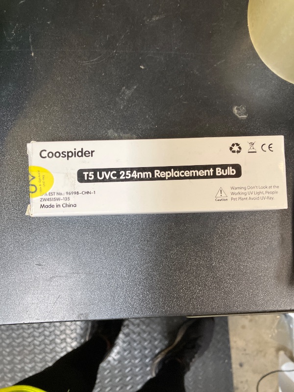 Photo 1 of coospider-repta 2 Pack UVC Replacement Bulb for AC9200WCA LB9200, zw4s15w-z135 Replacement UV UVC Light Bulb