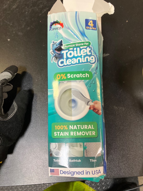 Photo 1 of 4 Pack Pumice Stone for Toilet Cleaning | Toilet Pumice Stone with Handle | Pumice for Cleaning | Pumice for Toilet Bowl Cleaning
