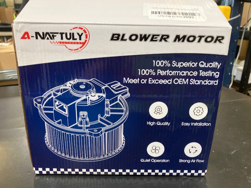 Photo 1 of A-NAFTULY AC Blower Motor with Fan Cage Replacement Fits for 2006 BMW 325i 325xi 330i 330xi, 2007-2013 BMW 328i 335i, 2007-2008 BMW 328xi 335xi, HVAC Heater Blower Motor, Replace# 700218, 64119227670