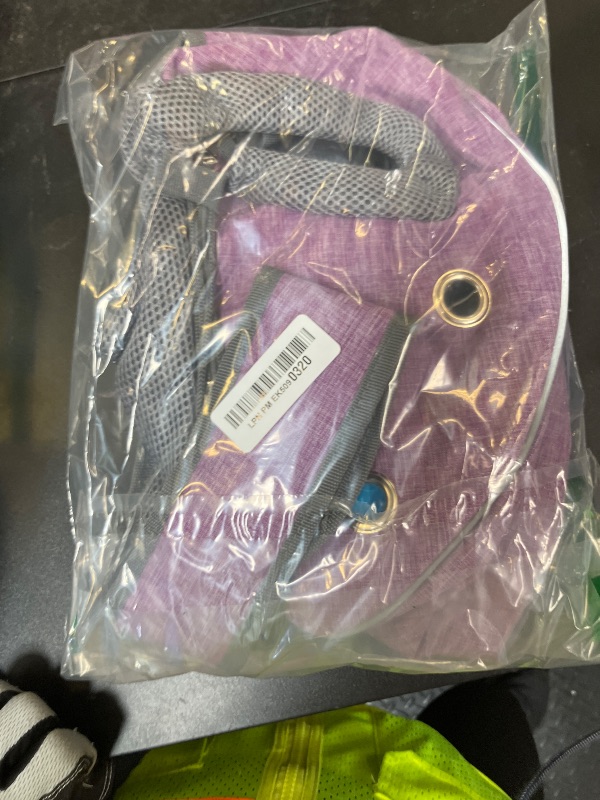 Photo 1 of PetAmi Dog Sling Carrier for Small Dogs, Puppy Carrier Sling Purse, Dog Bags For Traveling, Carrying Bag to Wear Medium Cat, Adjustable Crossbody Pet Sling Travel Poop Bag Dispenser, Max 5 lbs, Purple