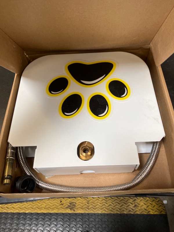 Photo 1 of Dog Water Fountain Outdoor Drinking Water Toy for Large Dogs, Paw Activated Water Fountain, Sprinkler Step On, Fun Dog Toys?Includes 304 Stainless Steel Dog Hose (QL0305)