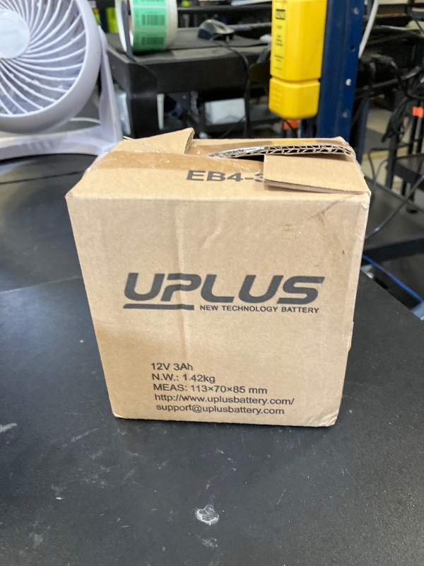 Photo 1 of UPLUS YTX4L-BS Motorcycle Battery, EB4-3 12V 3Ah SLA Batteries Maintenance Free Scooter ATV AGM Battery, Replacement for YT4L-BS, AGM12-4, LTX4L-BS, NTX4L-BS, CTX4L-BS, GTX4L-BS, FTX4L-BS