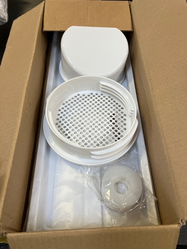 Photo 1 of Portable Air Conditioner Sliding Door Vent Kit with 4-in-1 Coupler Filter?Adjustable Sliding Door Ac Vent for 5.9” Exhaust Hose?Adjustable Ac Vent Kit for Sliding Door/Window Max length 90inches