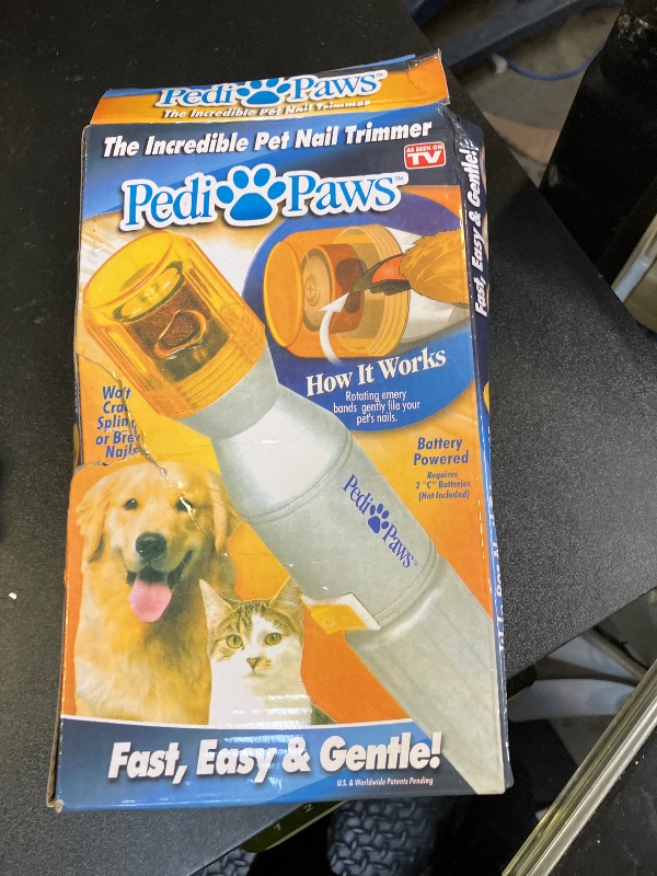 Photo 1 of PediPaws Dog Nail Grinder by BulbHead - Professional Style Dog Grooming Using Gentle Filing Wheel for Your Pet's Happy Paws