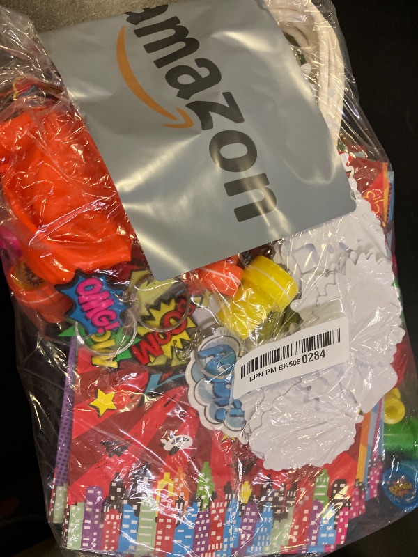 Photo 1 of LiYiQ 122 Pcs Party Favors with Punch Balloons, Reusable Straws, Slap Bracelets, Keychains, Stamps, Stickers and Gift Bags for Kids Birthday Party (Style 1)
