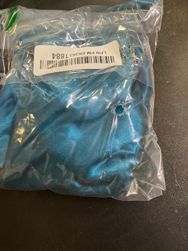 Photo 1 of Satin Bonnet Silk Bonnet Hair Bonnet for Sleeping-Slouchy Beanie Hat Satin Sleep Cap for Women's Natural & Curly Hair(Blue Zircon)