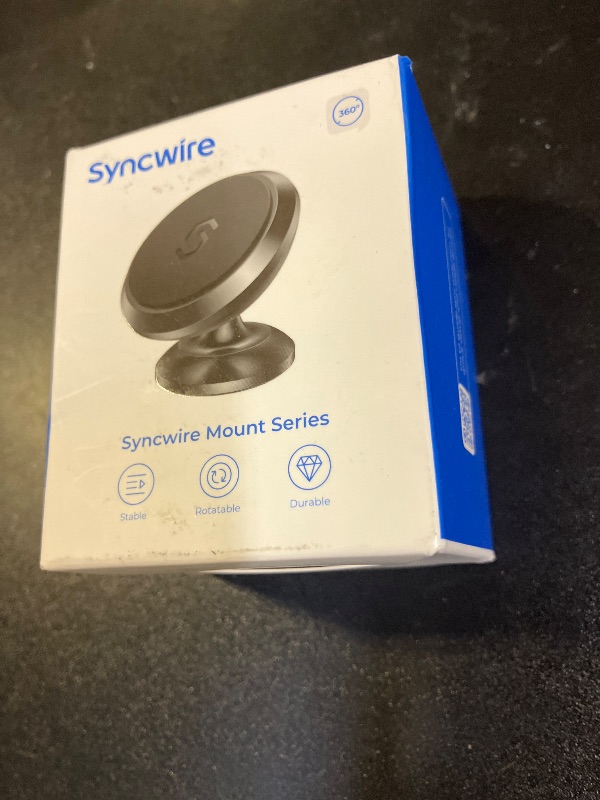 Photo 1 of Syncwire Magnetic Car Phone Holder for Dashboard, Cell Phone Car Kits, 360° Adjustable Magnet Cell Phone Mount Compatible with iPhone, Samsung, LG, GPS, Mini Tablet and More