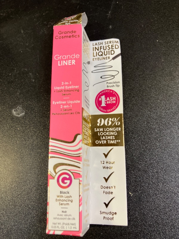 Photo 1 of Grande Cosmetics GrandeLINER Liquid Eyeliner with Lash Enhancing Serum