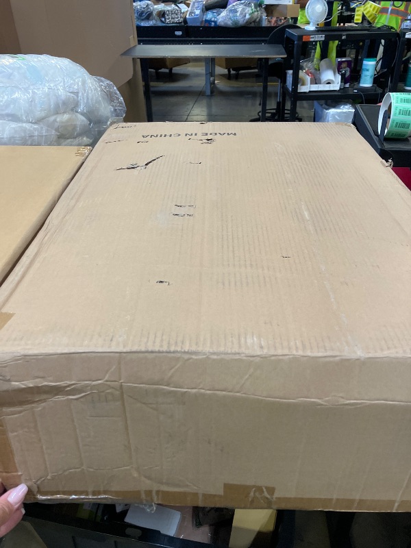 Photo 1 of Folding Shopping Cart with Wheels, Collapsible Utility Cart, 2-Layer Basket, Outdoor Wagon for Groceries, Hand Truck
