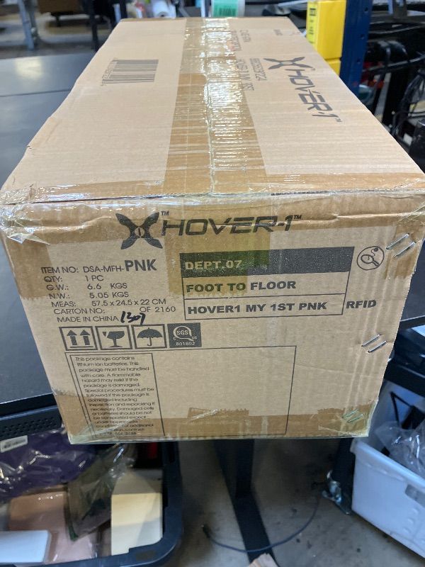Photo 1 of Hover-1 My First Hoverboard Electric Self Balancing Hoverboard for Kids with 5 mph Max Speed, Dual 150W Motors, 6.3” Tires, 3 Miles Max Range, and LED Headlights Self Balancing Scooter
