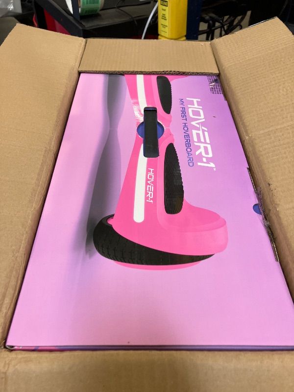 Photo 1 of Hover-1 My First Hoverboard Electric Self Balancing Hoverboard for Kids with 5 mph Max Speed, Dual 150W Motors, 6.3” Tires, 3 Miles Max Range, and LED Headlights Self Balancing Scooter