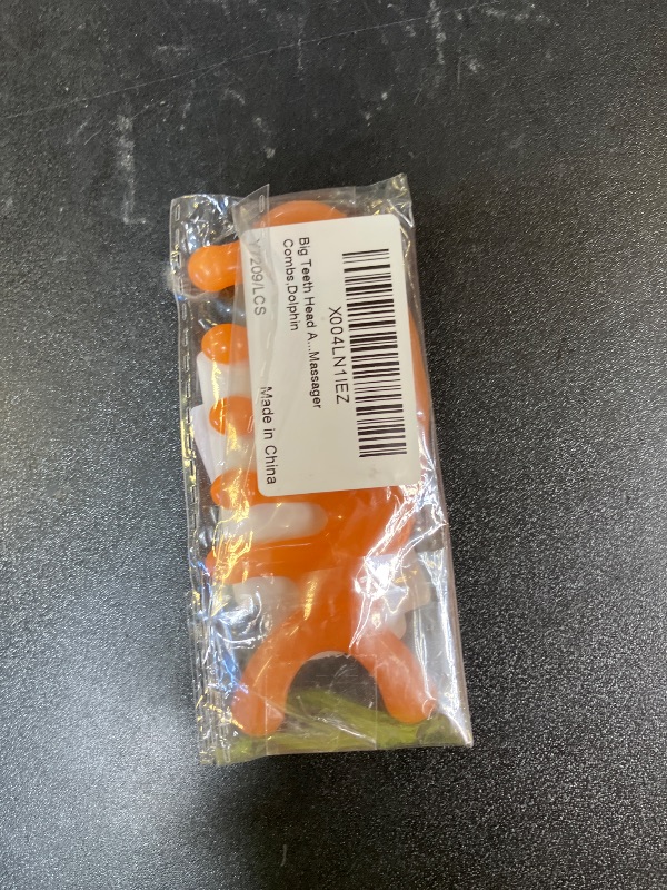 Photo 1 of Big Teeth Head Acupoint Hair combs Meridian Blood Massage Comb Resin Large-Tooth Head Massager Combs,Dolphin