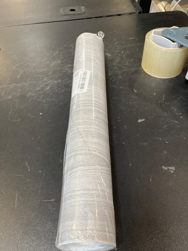 Photo 1 of practicalWs Grey Wood Wallpaper 17.7''×787.4'', Gray Contact Paper Peel and Stick Modern Shelf Liner Covering for Vinyl Wrap for Cabinets Furniture