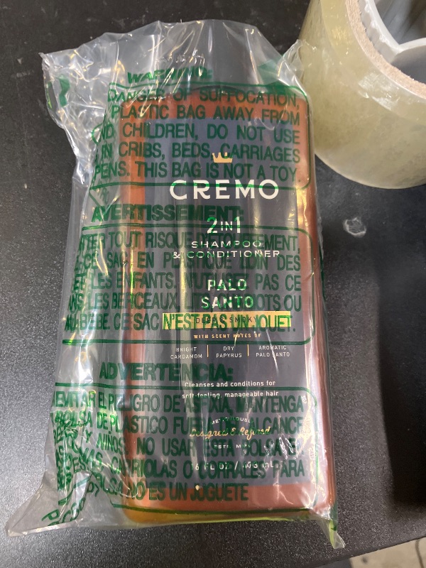 Photo 1 of Cremo Palo Santo Barber Grade 2-n-1 Shampoo & Conditioner, Notes of Bright Cardamom, Dry Papyrus and Aromatic Palo Santo,16 Fl Oz