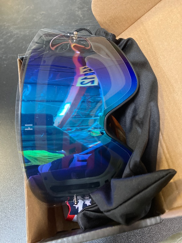 Photo 1 of Havoc Racing Magnetic UV Blocking Anti-Fog Goggles - for Motocross, Dirt Biking, Snowboarding, ATV, & UTV - Frameless Design