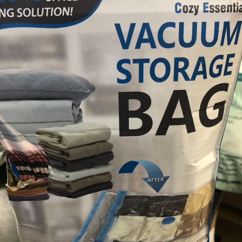Photo 1 of 20 Pack Vacuum Storage Bags, Space Saver Bags (4 Jumbo/4 Large/4 Medium/4 Small/4 Roll) Compression for Comforters and Blankets, Sealer Clothes Storage, Hand Pump Included