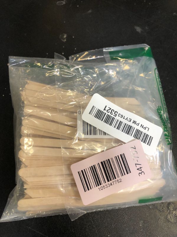 Photo 1 of Tachibelle Wooden Wax Sticks - Body Eyebrow, Lip, Nose Small Waxing Applicator Sticks for Hair Removal and Smooth Skin Professional Spa - 2 in 1 (pointed and slanted) (Pack of 250)