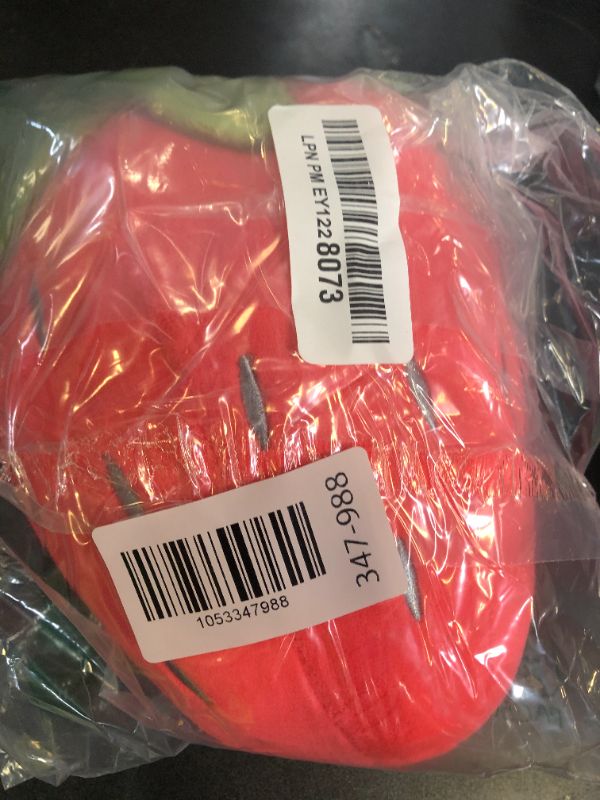Photo 1 of Cute Fruit Kids Pillow Stuffed Strawberry Plush Pillows Super Soft Girls Pillows Cushion Seat for Kids Toys (Red,7.8"/20cm) 1 Count (Pack of 1)