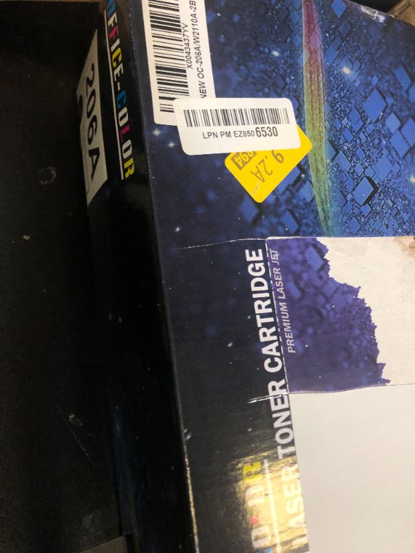 Photo 1 of 2 Pack Replacement for HP 206A Black Toner Cartridge W2110A for HP Color Laserjet Pro MFP M283cdw M283fdw M282nw M255dw,M255nw Toner Printer Ink (with Chip)