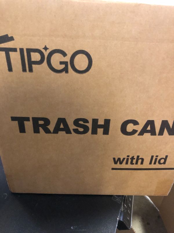 Photo 1 of TIPGO Slim Bathroom Trash Can with Lid Soft Close, 6 Liter / 1.6 Gallon Stainless Steel Garbage Can with Removable Inner Bucket, Step Pedal, Small Trash Cans for Bedroom, Office, Kitchen (Green)