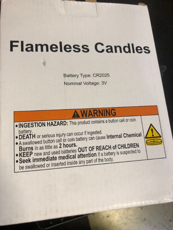 Photo 1 of Raycare 8"x3" Outdoor Waterproof Flameless Candles, Battery Operated LED Candles with Remote Control and Timer, Electric Fake Plastic Pillar Candles, Ivory White, Set of 2