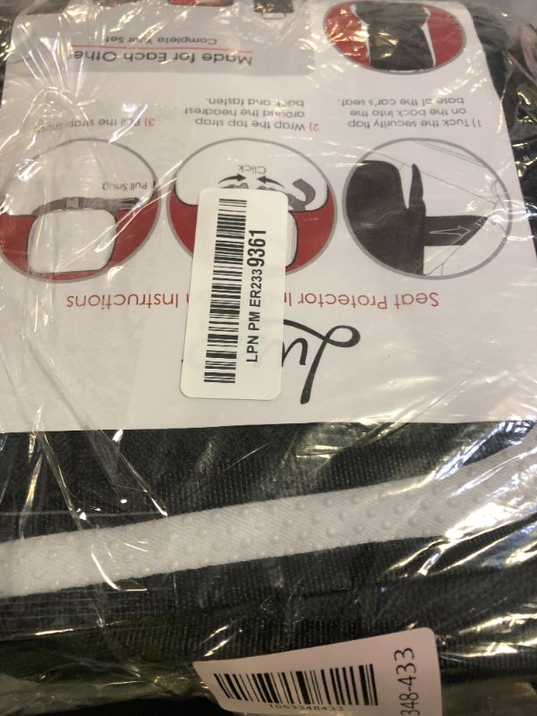 Photo 1 of Lusso Gear Baby Car Seat Protector and Seat Cover 2-Pack - Waterproof Non-Slip Liner with Thick Padding and Dual Mesh Pockets - Universal Fit