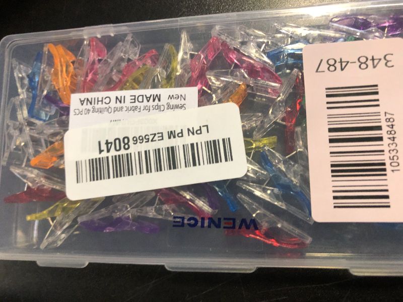 Photo 1 of Sewing Clips for Fabric and Quilting,WENICE 40pcs Embroidery Clips of Sewing Products for Sewing Supplies and Accessories