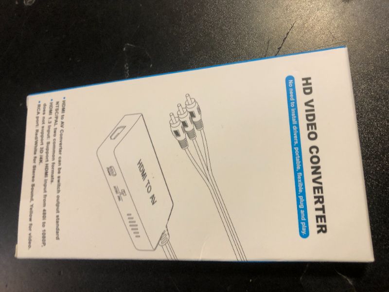 Photo 1 of TaiHuai HDMI to RCA, HDMI to Older TV Adapter Compatible for Fire Stick, Roku, Apple TV, Xiaomi Mi Box, Android TV Box, DVD, Blu-ray Player ect.?HDMI to AV Converter?