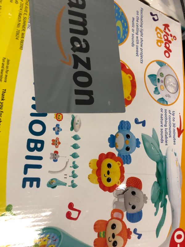Photo 1 of KiddoLab Baby Crib Mobile with Relaxing Music. Includes Ceiling Light Projector with Stars, Animals. Musical Crib Mobile with Timer. Nursery Toys for Babies Ages 0 and Older (New 2025 Model)