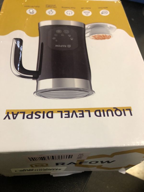 Photo 1 of 5-in-1 Milk Frother and Steamer - Upgraded Automatic Milk Steamer 11.8oz Hot & Cold Foam Maker and Milk Warmer with LED Display Touch Screen & Two Whisks for Latte,Cappuccinos,Silent Working