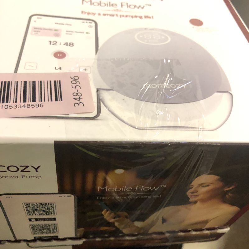 Photo 1 of Momcozy Breast Pump Hands Free Upgraded Mobile Flow | M9, App Discreet Control with Personalized Multi-Modes & 15 Levels, Wearable Breast Pump 24mm, 1 Pack Cozy Red