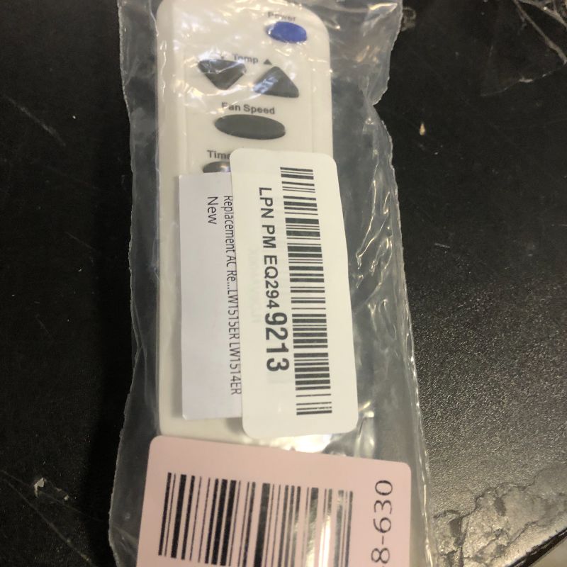 Photo 1 of Replacement AC Remote Control Compatible for LG Portable Room A/C Air Conditioner/Gold Star AC / 8000 BTU Air Conditioner LW8024RSM LW8024RSMY LW8024RSMX LW8024R LW1512ERS LW1512ER LW1515ER LW1514ER