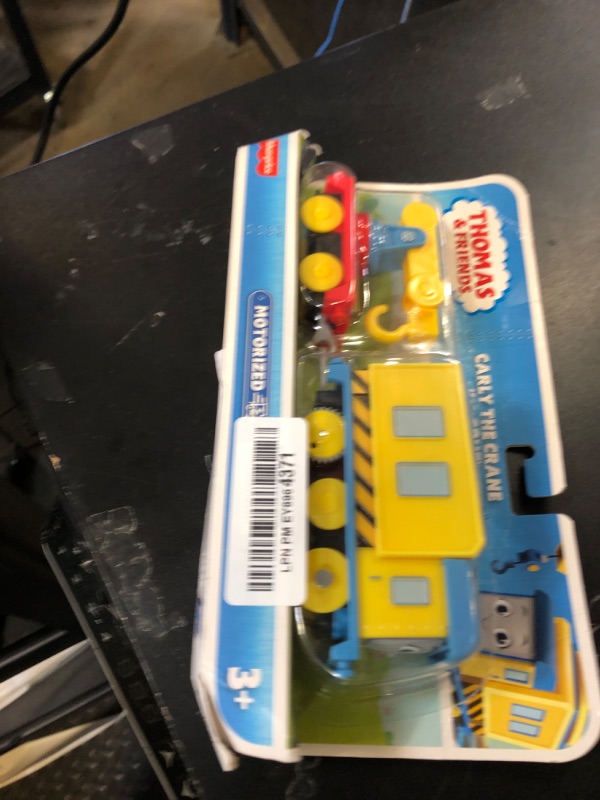 Photo 1 of Thomas & Friends Motorized Toy Carly the Crane Battery-Powered Rail Vehicle for Preschool Pretend Play Kids Ages 3+ Years