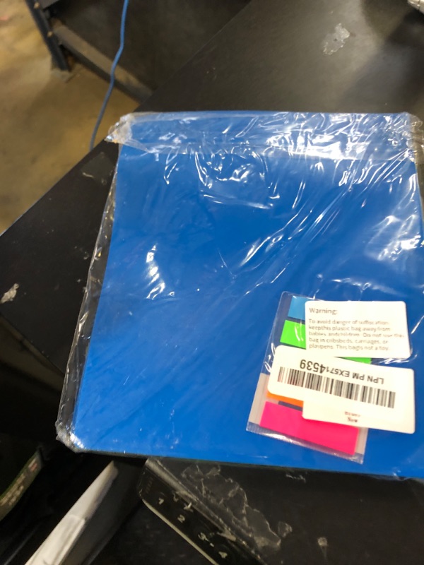 Photo 1 of GEAoffice 4 Pocket Binder - Small Size Trading Card Collection Album Folder - 160 Side Loading Pocket Binder for TCG, MTG, Sports&Game Cards - Gifts for Card Collectors (Light Blue)
