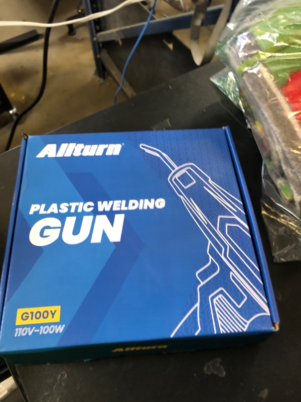 Photo 1 of Allturn Plastic Welder, 2 in 1 Plastic Welding Kit, Hot Staples Weld Gun, Car Bumper Repair Kit for Most Plastics, Patent Number D970324(Yellow)